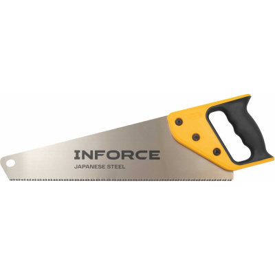 Ножовка по дереву Inforce 11-12 TPI, 400 мм