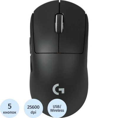 Мышь компьютерная Logitech G Pro X Superlight чер.4b(910-005882/910-005884)