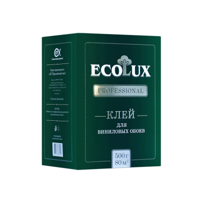Клей для обоев ECOLUX PROFESSIONAL Винил 500 г