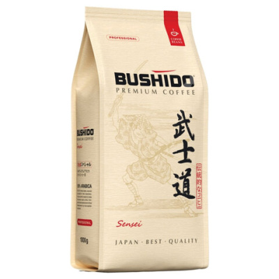 Кофе в зёрнах Bushido Sensei 1кг