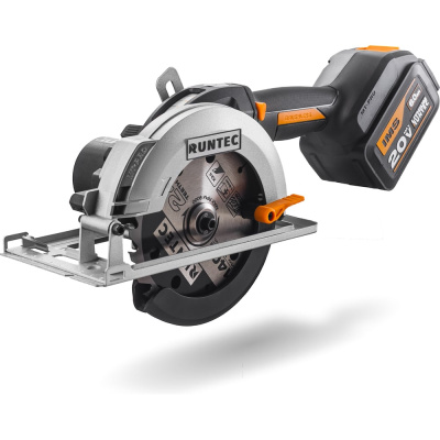 Пила циркулярная Runtec аккумуляторная PRO 140х20 мм, 20В, 1х6Ач