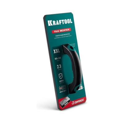 Плиточный молоток прижим обрезиненный со стальным сердечником KRAFTOOL Tile Beater 355x146 мм