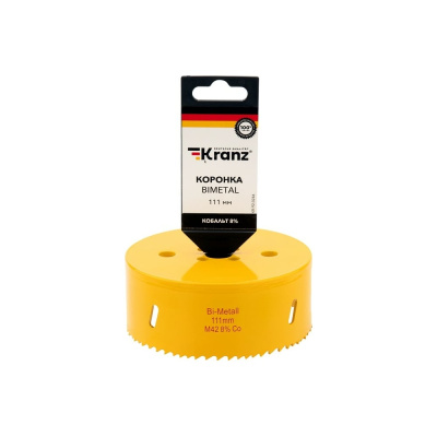 Биметаллическая коронка KRANZ KR-92-0246