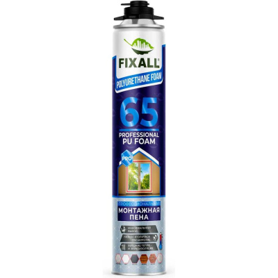 Пена Профессиональная FIXALL 65 PRO 850мл 7718