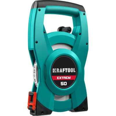 Геодезическая стальная мерная лента KRAFTOOL Extrem 50 м 34185-50 - это надежный и точный измерительный инструмент для