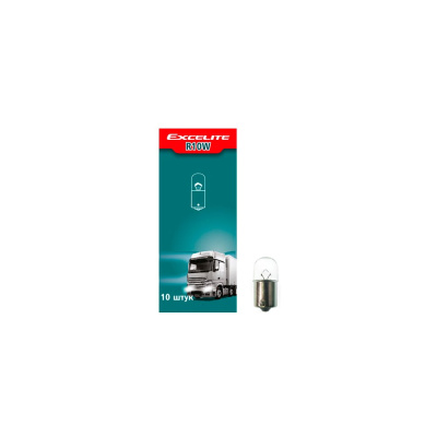 Лампа накаливания Excelite R10W ST 24V 10W BA15s упаковка 10 шт