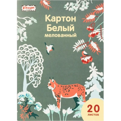 Картон белый 20л,А4, Комус Класс Живая природа, мелов