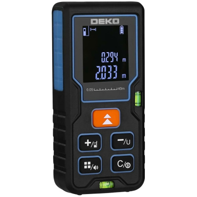 Лазерный дальномер DEKO GLE-40 065-0240 - прибор, который измеряет расстояния с применением лазерного луча