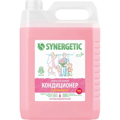 Гипоаллергенный кондиционер-ополаскиватель для белья SYNERGETIC Аромагия