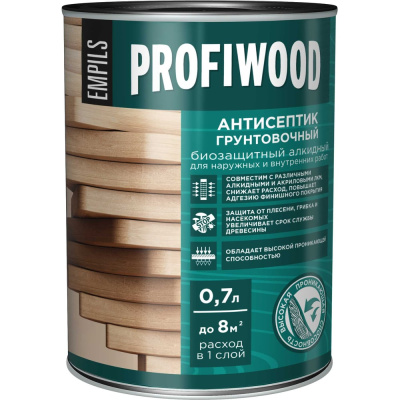 Антисептик грунтовочный Profiwood бесцветный 0.6 к