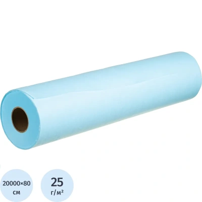 Простыня гигиен., н/с 80смх200м в рулоне пл.25 Гекса