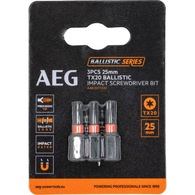 Ударные биты AEG AAK253TX20 4932479174