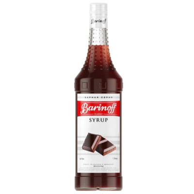 Сироп BARINOFF "Шоколад" 1 л, стеклянная бутылка