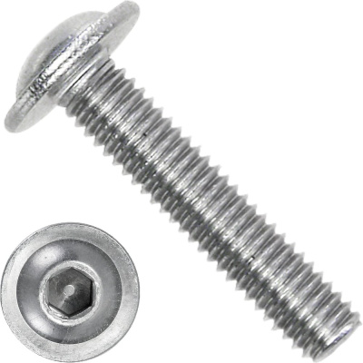 Винт ОПМ ISO 7380-2, М6x30 10.9 zn 500 шт.