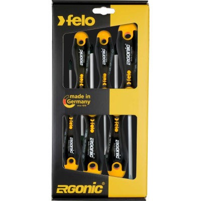 Набор отверток 6 шт в упаковке Felo Ergonic