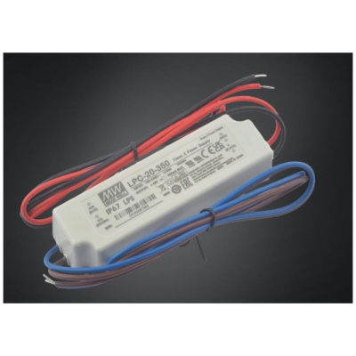 Светодиодный драйвер Mean Well LPC-20-350, для наружного применения IP67 16 Вт 48 Вт 0.35 А