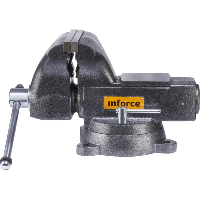 Поворотные слесарные тиски Inforce 200 мм