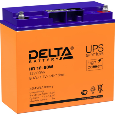 Батарея аккумуляторная Delta HR 12-80 W используется в медицинском оборудовании