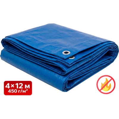 Тент ПВХ негорючий без утеплителя SAMGRUPP 4х12 м (450-500 гр/м2) (48 м2)