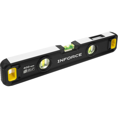 Профессиональный магнитный уровень Inforce 400мм