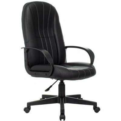 Кресло VB_Echair-658 PU кожзам черный пластик