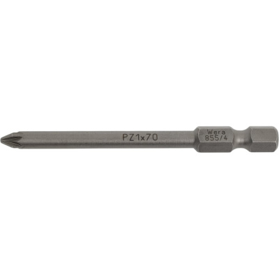 Бита шестигранный хвостовик PZ1, 70 мм, 1/4" WERA