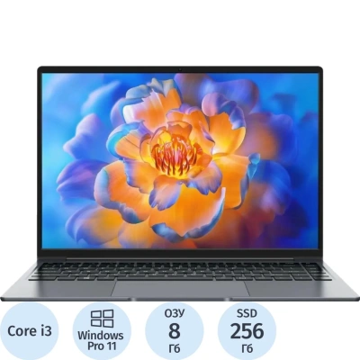 Ноутбук Chuwi i3(CWI575-308N2N1PDMYX)Core i3-10100Y/8Gb/256Gb/14.1/W11P
