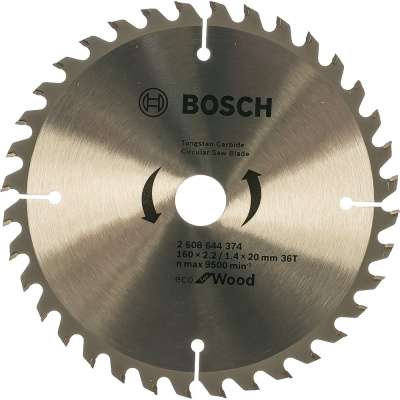 Пильный диск ECO WOOD (160x20 мм; 36T) Bosch