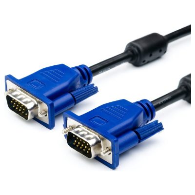 Кабель интерфейсный VGA FL-C-VGAM-VGAM-1.8M 1.8 м., черный, разъемы: VGA male-VGA male, пакет Filum 00-00894198