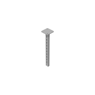 Стойка потолочная сварная для средних нагрузок OSTEC 50x50x2000 мм, толщ. 2,5 мм, гальван. цинк СПС5-2000-2,5-ЭЦ