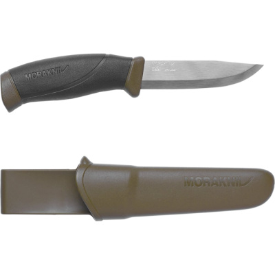 Универсальный нож в пластиковых ножнах MoraKNIV COMPANION MG пригодится на охоте, рыбалке или в турпоходе