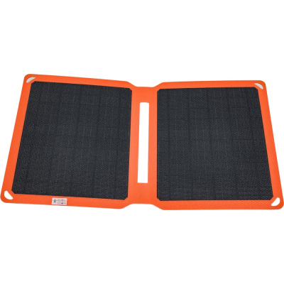 Солнечная влагозащищенная батарея TopOn 10w usb 5v 2a, ip67, складная на 2 секции