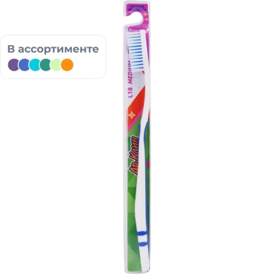 Зубная щетка Доктор Клин L18 Медиум (для взрослых) в ассортименте 2205980