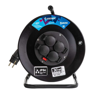Удлинитель КОСМОС YKKsm30m-4g-Z(2.5)KG