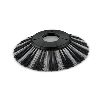 Боковая щетка KARCHER 2.644-032.0 со смешанной щетиной (стандартной и обладающей втрое большей жесткостью) прекрасно