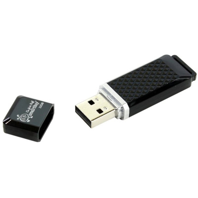 Память Smart Buy "Quartz" 32GB, USB 2.0 Flash Drive, черный