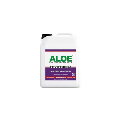 Грунт акриловый для стен и потолков ALOE 10 л