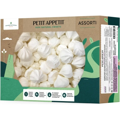 Зефир Petit Appetit микс вкусов тв-короб, 380г