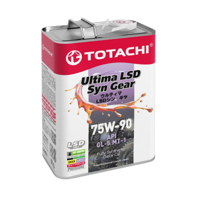 Трансмиссионное масло Totachi Ultima LSD Syn-Gear 75W-90 GL-5