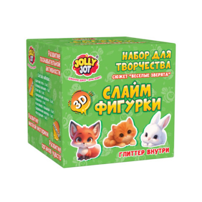 Слайм 3D, набор для создания 3D-слайм-фигурок, АССОРТИ, 2 вида, JOLLY JOT (ДЖОЛЛИ ДЖОТ), 665982