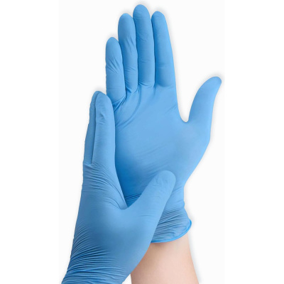 Перчатки нитриловые нестерильные Advanta р. S № 50, 50 пар Top Glove