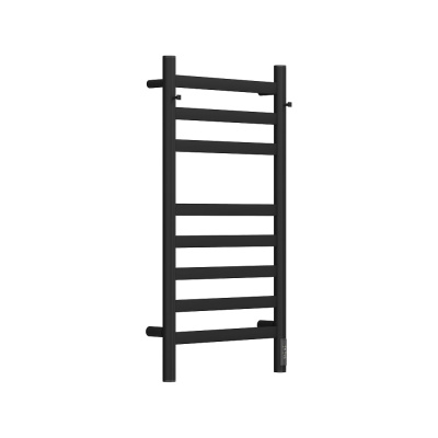 Полотенцесушитель электрический Reflexion home REFLEXION Лут 800x400 с крючками, черный матовый