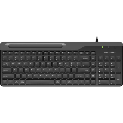 Клавиатура проводная A4TECH Fstyler FK25, USB, 103 кнопки, черная, 1530215