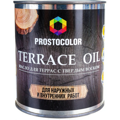 Масло для террас ПРОСТОКОЛОР бесцветный 0,75 л PROSTOCOLOR