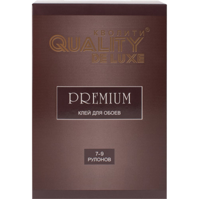 Клей обойный QUALITY De Luxe универсальный, коробка 0,25 кг