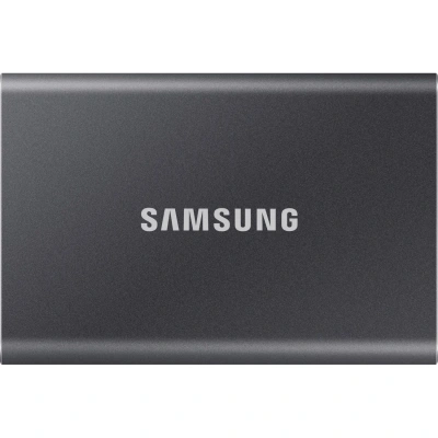Портативный SSD накопитель Samsung T7, 2Tb, Titan Gray (MU-PC2T0T/WW)