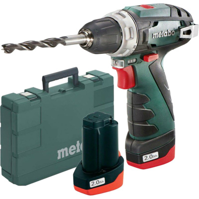 Аккумуляторная дрель-шуруповерт Metabo PowerMaxx BS 12В 2х2Ач Li-Ion