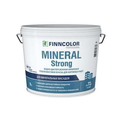 Фасадная водно-дисперсионная краска Finncolor MINERAL STRONG