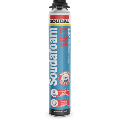 Зимняя пистолетная монтажная пена Soudal Соудафоам Макси 70
