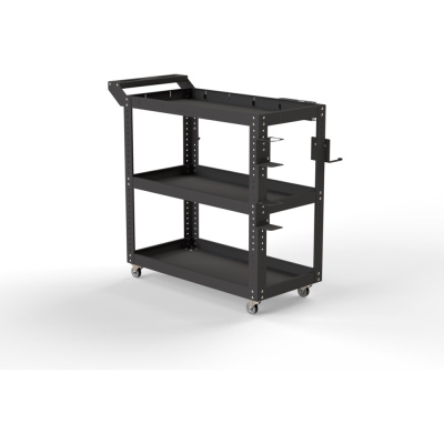 Тележка инструментальная Metalex Тип 1 700x350x800 мм, 3 полки, серый